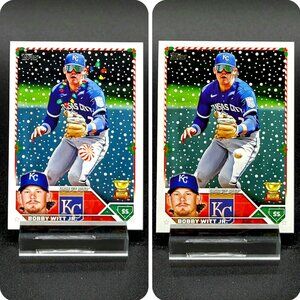 Bobby Witt Jr. 2023 Holiday & SP Christmas Lights and Mint Kansas City Royals
